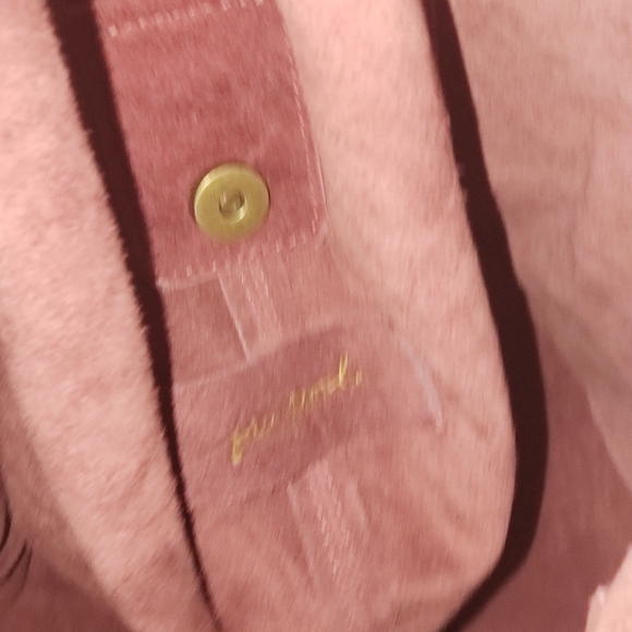 FREE PEOPLE PRE-LOVED JESSA Suede Mulberry SLING BAG. - Picture 4 of 8